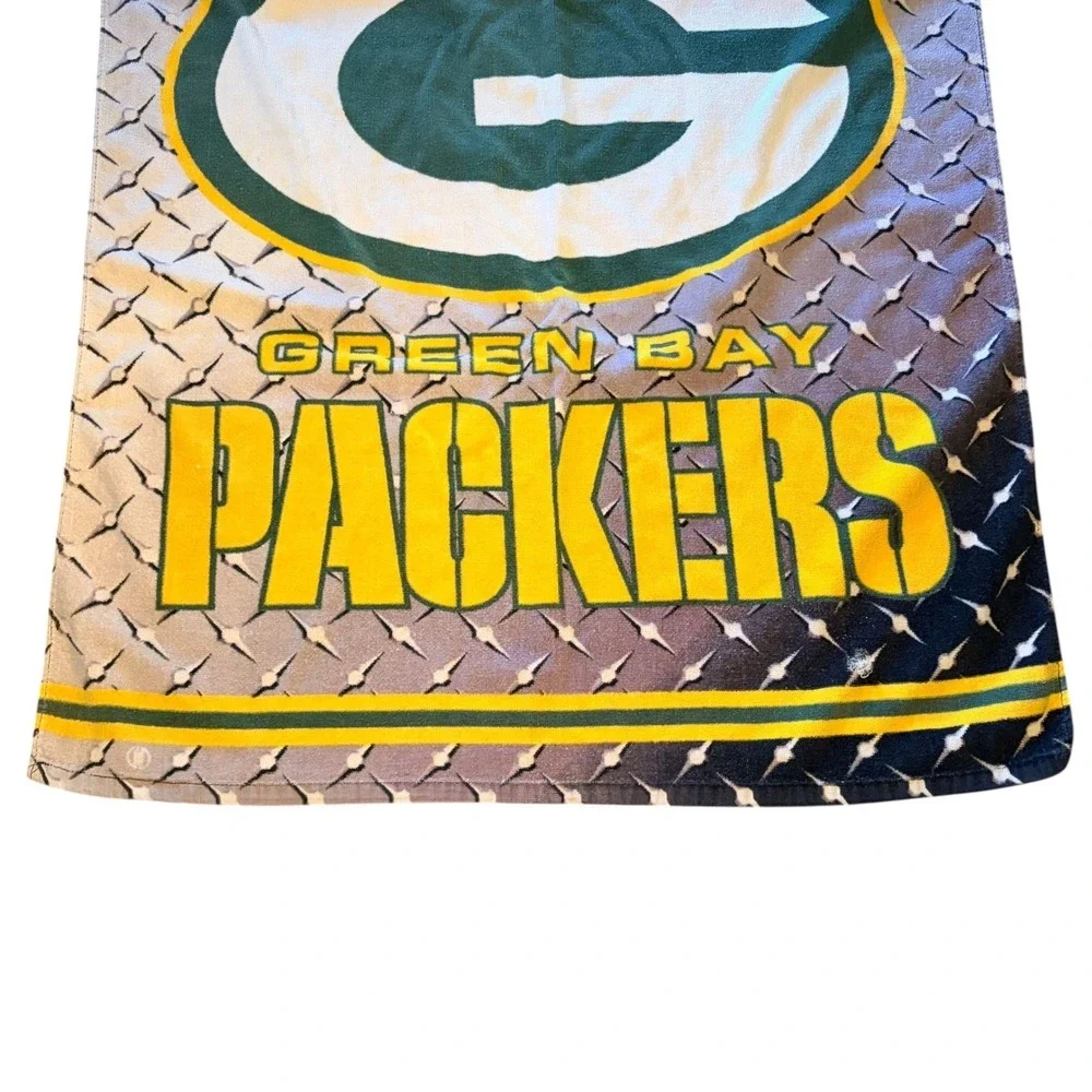 NFL Green Bay‎ Packers 2014 Beach Towel Helmet Logo Diamond Plate